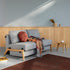 Cubed 02 Sofa Bed Oak / 148x98cm